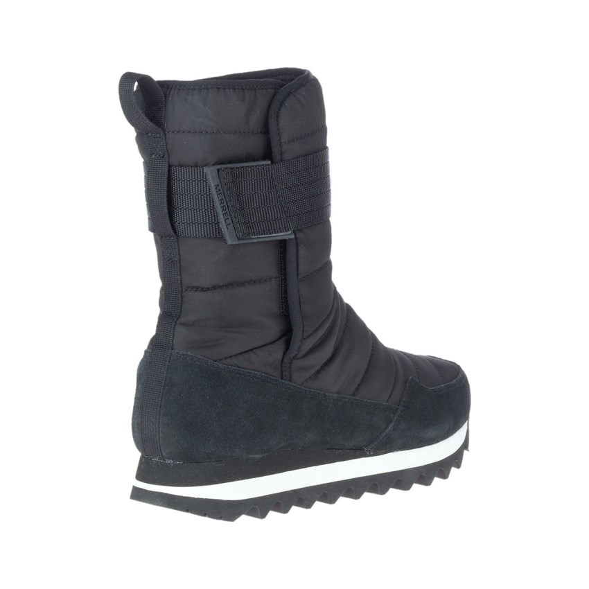 Bottes Merrell Alpine Tall Strap Polar Waterproof Noir Femme | D.H.UGHD